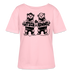 LATSCH & BOMMEL-Rundhals Frauen Bio-T-Shirt - Hellrosa