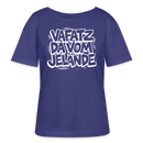 VAFATZ DA VOM JELÄNDE-Rundhals Frauen Bio-T-Shirt - Dämmerung