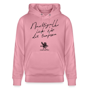 NACHTIGALL ICK HÖR DIR TRAPSEN-Unisex Bio-Hoodie - Lila Traum