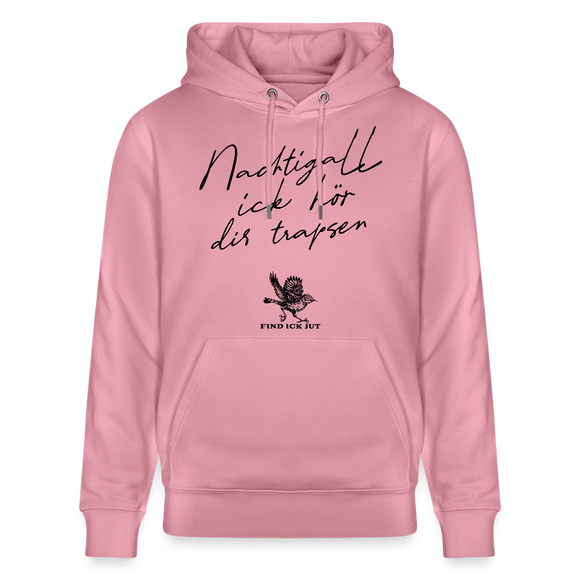 NACHTIGALL ICK HÖR DIR TRAPSEN-Unisex Bio-Hoodie - Lila Traum