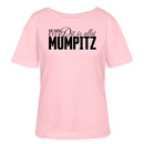 MUMPITZ-Rundhals Frauen Bio-T-Shirt mit Berliner Schnauze - Hellrosa