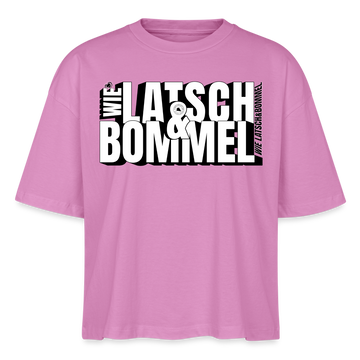 WIE LATSCH UND BOMMEL - Frauen Boxy Bio-T-Shirt - Pink