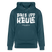 PASS UFF KEULE-Unisex Bio-Hoodie mit echt Berliner Schnauze - Dunkles Petrol