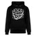 weisser Print im Cartoon-Style-ICK DARF DIT-Unisex Bio-Hoodie mit Berliner Spruch - Schwarz