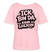 Berlin Shirt-BIN DA, KANN LOSJEHN-Rundhals Frauen Bio-T-Shirt - Hellrosa