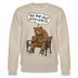 Berliner Bär und Spruch-JEH MIR NICH UFFN SENKEL-Unisex Bio-Sweatshirt - Beige