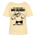 Berliner Bär auf Rundhals Frauen Bio-T-Shirt- mit Berliner Spruch-NETT KANN ICK OOCH - Creme