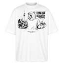 Berlin Souvenir mit Spruch-NEESE-Oversized Unisex Bio T-Shirt - Weiß