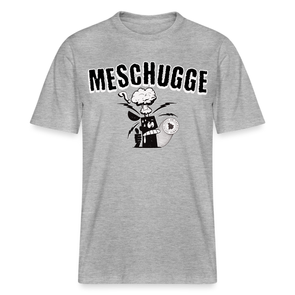 MESCHUGGE - Relaxed Fit Unisex Bio-T-Shirt - Grau meliert