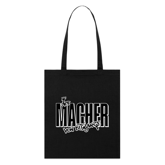 DER MACHER VON DIT JANZE - Bio-Stoffbeutel - Schwarz