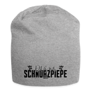 SCHNURZPIEPE - Jersey-Beanie - Grau meliert