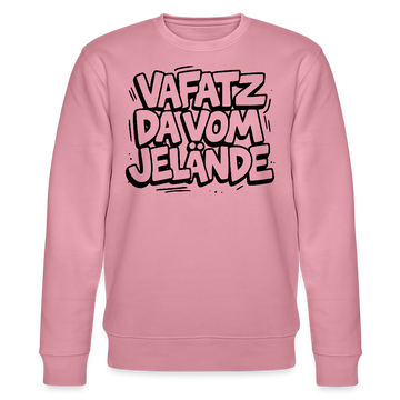 Berliner Schnauze-VAFATZ DA IM JELÄNDE-Unisex Bio-Sweatshirt - Lila Traum