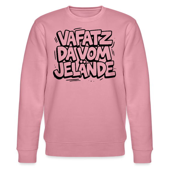 Berliner Schnauze-VAFATZ DA IM JELÄNDE-Unisex Bio-Sweatshirt - Lila Traum