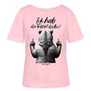 ICK HAB DIE FAXEN DICKE-Rundhals Frauen Bio-T-Shirt - Hellrosa