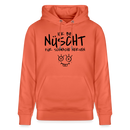 ICK BIN NÜSCHT FÜR SCHWACHE NERVEN-Unisex Bio-Hoodie - Hellrot