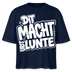 DIT MACHT URST LUNTE-Frauen Boxy Bio-T-Shirt - Navy