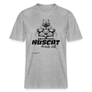 NÜSCHT MUSS ICK-Relaxed Fit Unisex Bio-T-Shirt - Grau meliert