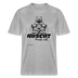 NÜSCHT MUSS ICK-Relaxed Fit Unisex Bio-T-Shirt - Grau meliert
