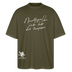 NACHTIGALL ICK HÖR DIR TRAPSEN-Oversized Unisex Bio T-Shirt - Khaki
