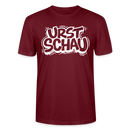 Ostalgie-Unisex T-Shirt -URST SCHAU - Burgunderrot