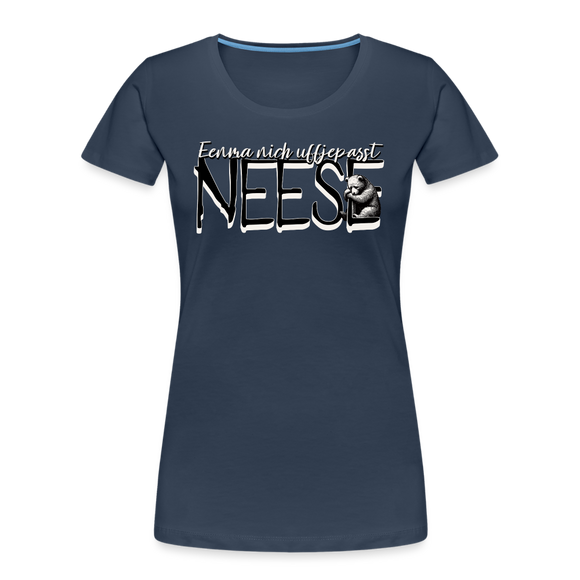 NEESE-Frauen Premium Bio T-Shirt - Navy