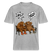 Berliner Bär mit berliner Schnauze-WATN?NÜSCHT- RELAXED FIT Unisex Organic T-Shirt - Grau meliert