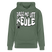 PASS MA UFF KEULE-Unisex Bio-Hoodie II - Tanngrün