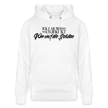 WIR SIND DIE GEILSTEN-Unisex Bio-Hoodie - Weiß