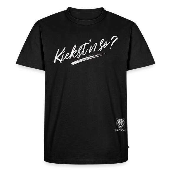 KIEKSTN SO?-Männer Premium BIO T-Shirt - Schwarz