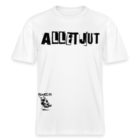 ALLET JUT-Relaxed Fit Unisex Bio-T-Shirt - Weiß