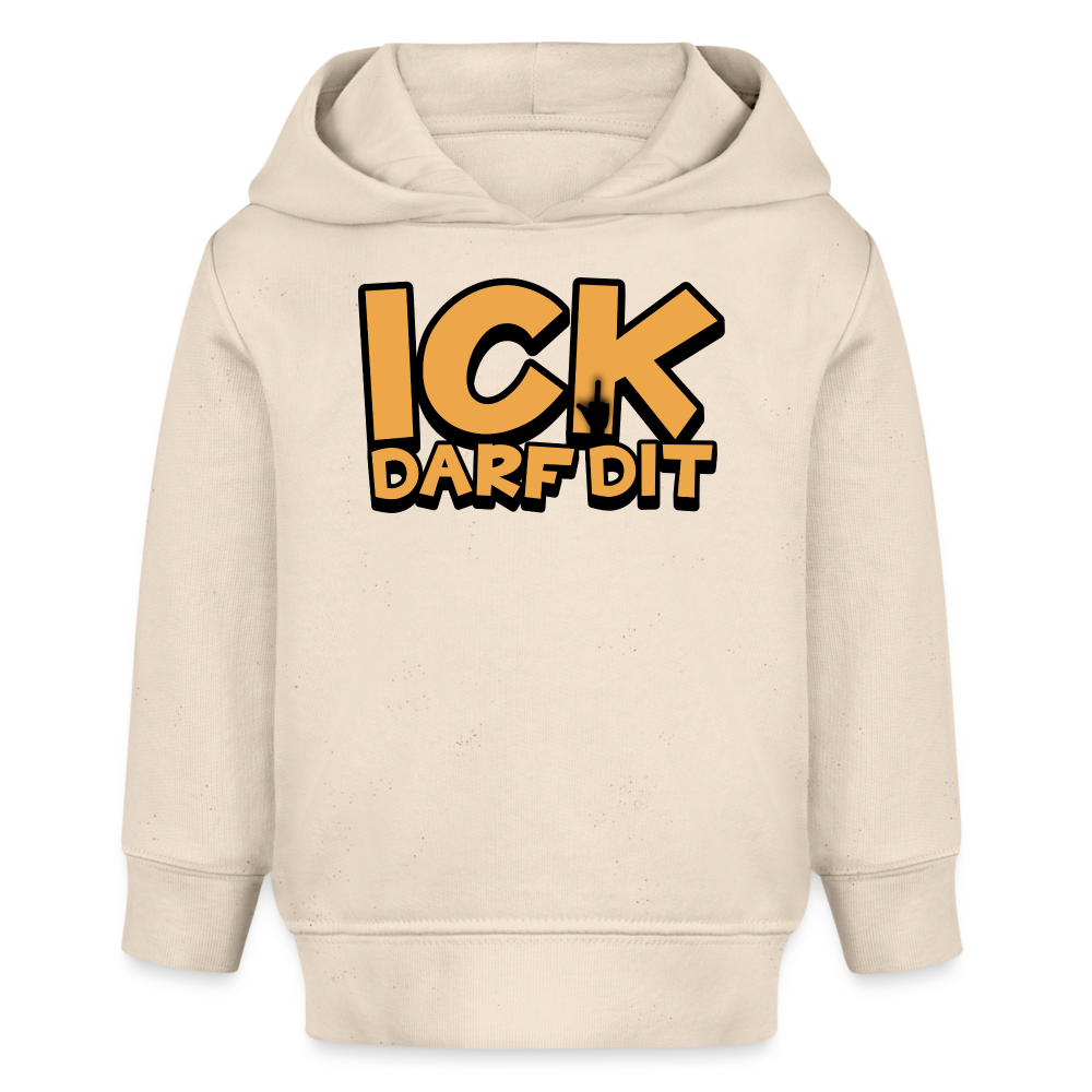 ICK DARF DIT - Bio Hoodie - Naturweiß