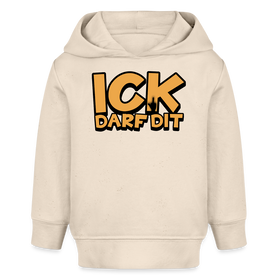 ICK DARF DIT - Bio Hoodie - Naturweiß
