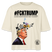 #FCKTRUMP-Frauen Boxy Bio-T-Shirt - Weißgrau