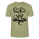 Berlin Souvenir-Unisex T-Shirt Bio-BERLIN ICK LIEBE DIR - Nebelgrün