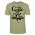 Berlin Souvenir-Unisex T-Shirt Bio-BERLIN ICK LIEBE DIR - Nebelgrün