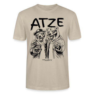 Beste Freunde-ATZE-Unisex T-Shirt - Beige