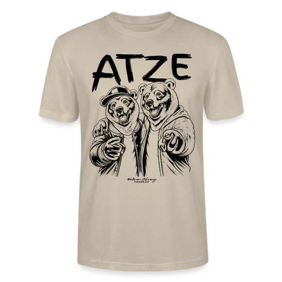 Beste Freunde-ATZE-Unisex T-Shirt - Beige