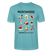 Berliner Verrücktheit-MESCHUGGE-Unisex T-Shirt BIO - Pastelltürkis