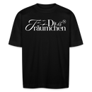 Berliner Spruch-dit is n TRÄUMCHEN-Unisex Oversize Bio-T-Shirt - Schwarz