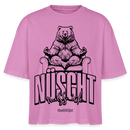 BERLIN SHIRT mit Schnauze-NÜSCHT2025-Frauen Boxy Bio-T-Shirt - Pink