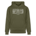 Berliner Spruch-ICK WUNDER MIR-Unisex Bio-Hoodie - Khaki Grün