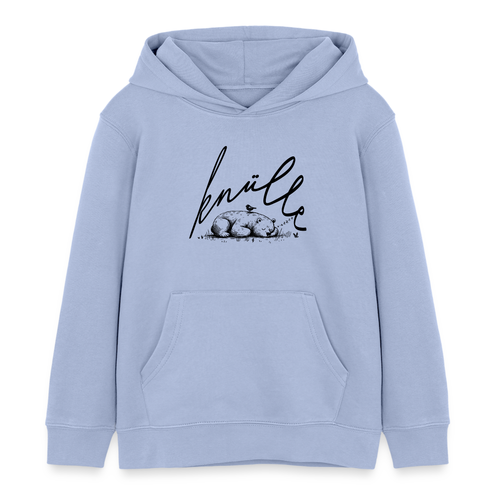 KNÜLLE - Kinder Bio-Hoodie - Sky