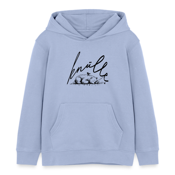 KNÜLLE - Kinder Bio-Hoodie - Sky