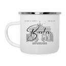 BERLIN-Emaille-Tasse - Weiß