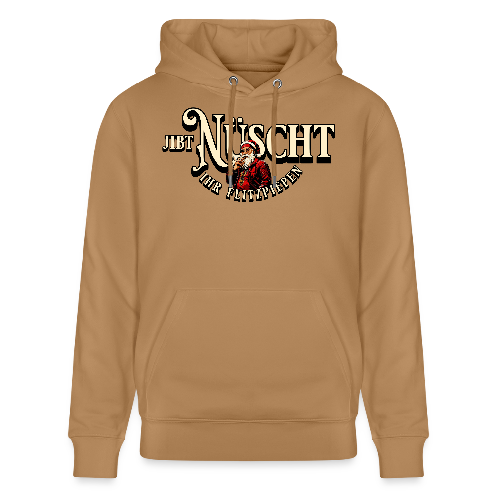 JIBT NÜSCHT IHR FLITZPIEPEN - Unisex Bio-Hoodie - Karamell 