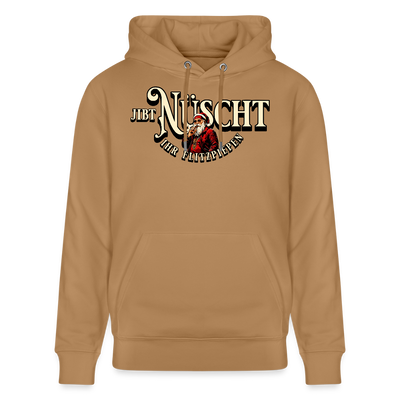 JIBT NÜSCHT IHR FLITZPIEPEN - Unisex Bio-Hoodie - Karamell 