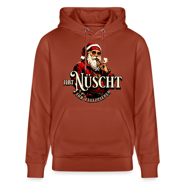JIBT NÜSCHT IHR FLITZPIEPEN-Unisex Bio-Hoodie II - Terrakotta