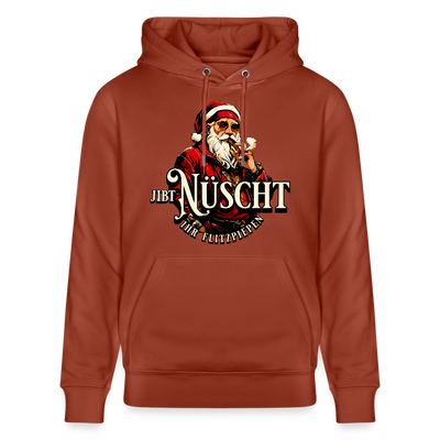 JIBT NÜSCHT IHR FLITZPIEPEN-Unisex Bio-Hoodie II - Terrakotta