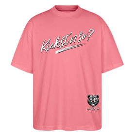 KIEKST'N SO?-Oversized Unisex Bio T-Shirt II - Pink 