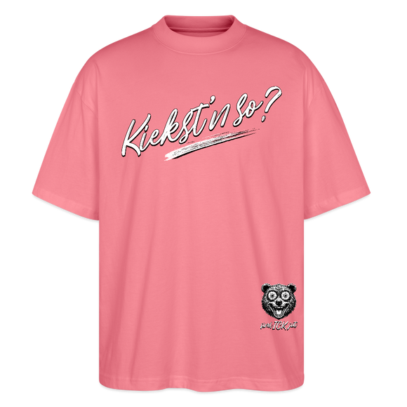 KIEKST'N SO?-Oversized Unisex Bio T-Shirt II - Pink 